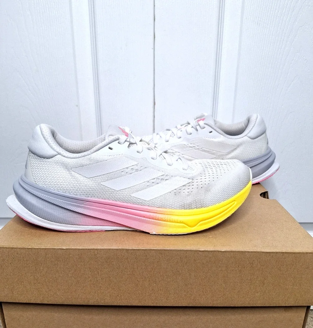 Adidas Supernova Rise Cloud White Lucid Pink JH5200 sz 8.5 Women's